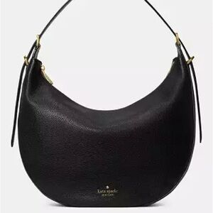 Kate Spade New York Black Leather Crescent Shoulder Bag (Nova)